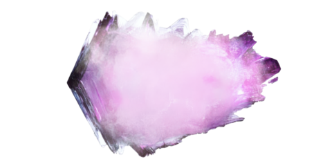 Iridescent Texture Border with Pink Hues, cut out transparent