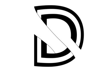 D Trade logo  – Simple, clean, modern, strong and versatile.