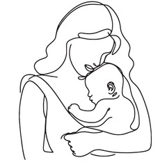 Obraz premium mother and baby c
