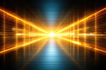 Golden Lines Converge into Central Luminous Point