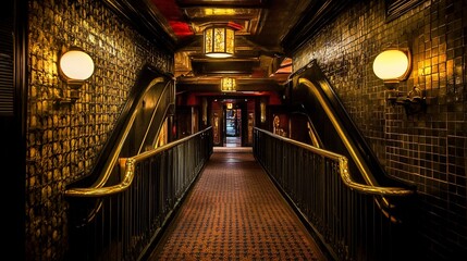 Grand Staircase of a Gilded Age Theater
