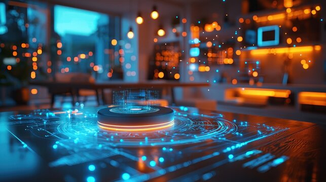 Interactive Holographic Tabletop