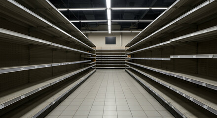 empty,  shelves,  supermarket, Empty Supermarket Shelves
