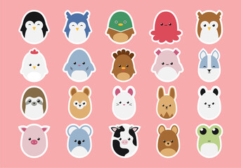 Cute Cartoon Animals Ellement