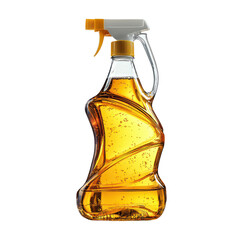 Spray bottle with liquid isolated on transparent background, png