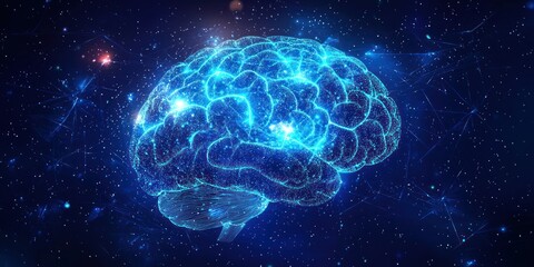 A vector showing a brain filled with innovative solutions, symbolizing creative thinking and breakthrough ideas.