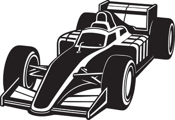 Classic Car Silhouette, Retro Vehicle Vector Illustration