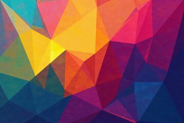 Geometric abstract shapes, vibrant color blocks, contemporary, print, decor