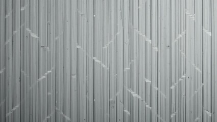 A close-up view of a sleek, modern metal wall with vertical lines and a minimalist aesthetic, ideal for design projects.