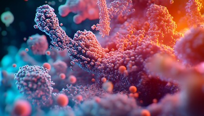 Naklejka premium red coral reef with coral