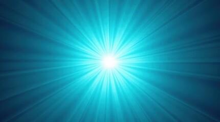 Vibrant aqua to ocean blue radial gradient abstract backdrop perfect for tech presentations web banners and social media graphics