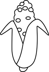 Vegetable Coloring Drawing For Kids