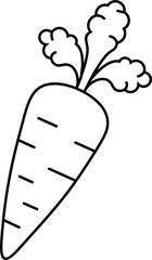 Vegetable Coloring Drawing For Kids