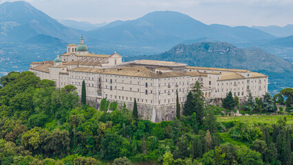 Monte Cassino Klasztor z drona