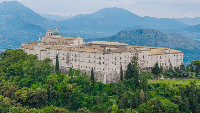 Monte Cassino Klasztor z drona