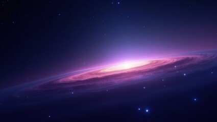 Dark navy to cosmic purple radial gradient abstract background perfect for sci fi themes streaming overlays and tech events