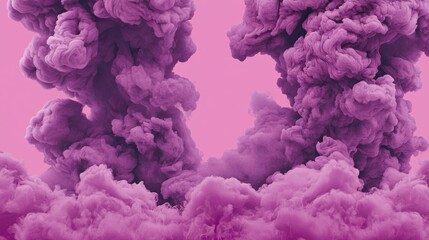 Pink Smoke Art