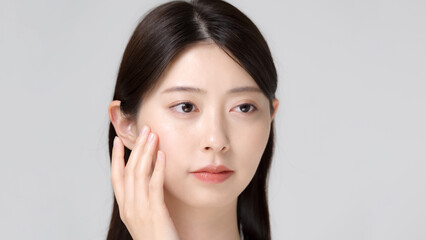 女性　ビューティー　スキンケア	
