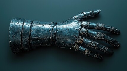 Cybernetic arm, futuristic
