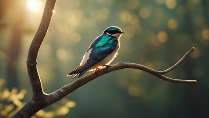 Obraz premium blue tit on branch