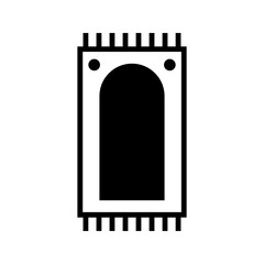 Carpet icon vector on trendy design