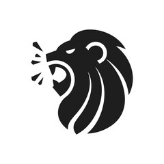 Majestic Roaring Lion Icon