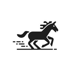 Galloping Horse Speed Icon