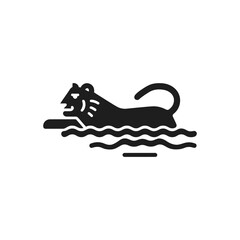 Swimming Tiger Grace Icon