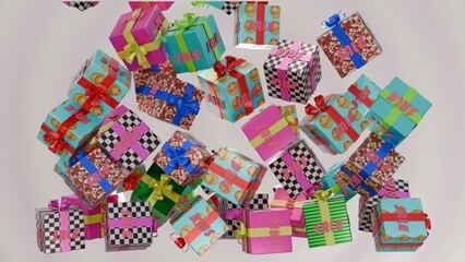 Sale style present boxes