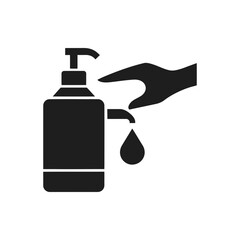 Hand Sanitizer Usage Icon