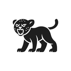 Angry Wildcat Warning Icon