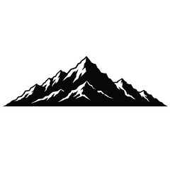 mountain icon set featuring hiking trails, snowy peaks, and nature landscapes. Perfect for camping symbols, travel illustrations, adventure designs, and outdoor exploration graphics.