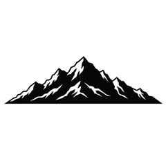 mountain icon set featuring hiking trails, snowy peaks, and nature landscapes. Perfect for camping symbols, travel illustrations, adventure designs, and outdoor exploration graphics.