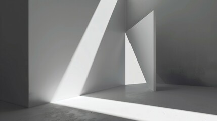 Modern graphic design studio corner showcasing clean, minimalist aesthetics and creative workspace design.