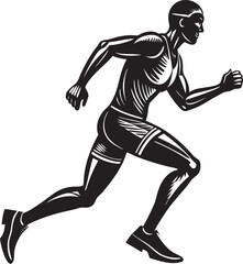 Black Sports Silhouette, Outdoor and Indoor Games Clipart
