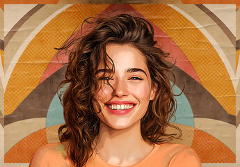 Vintage Retro Style Photo Effect Mockup