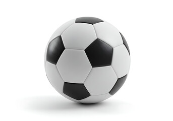 Fototapeta premium Soccer Ball: Classic Black & White Football