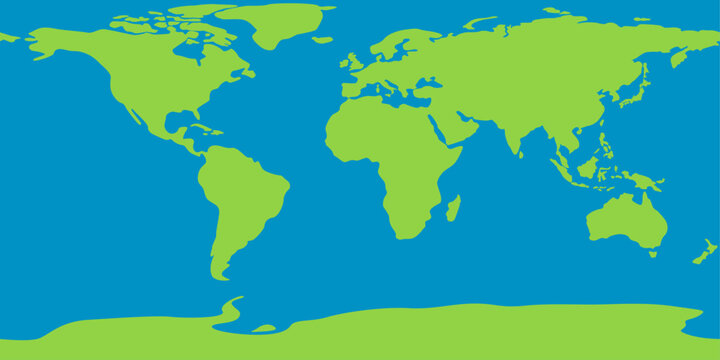 世界地図　正距円筒図法　テクスチャ