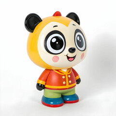 toy panda with a flower © faseeha