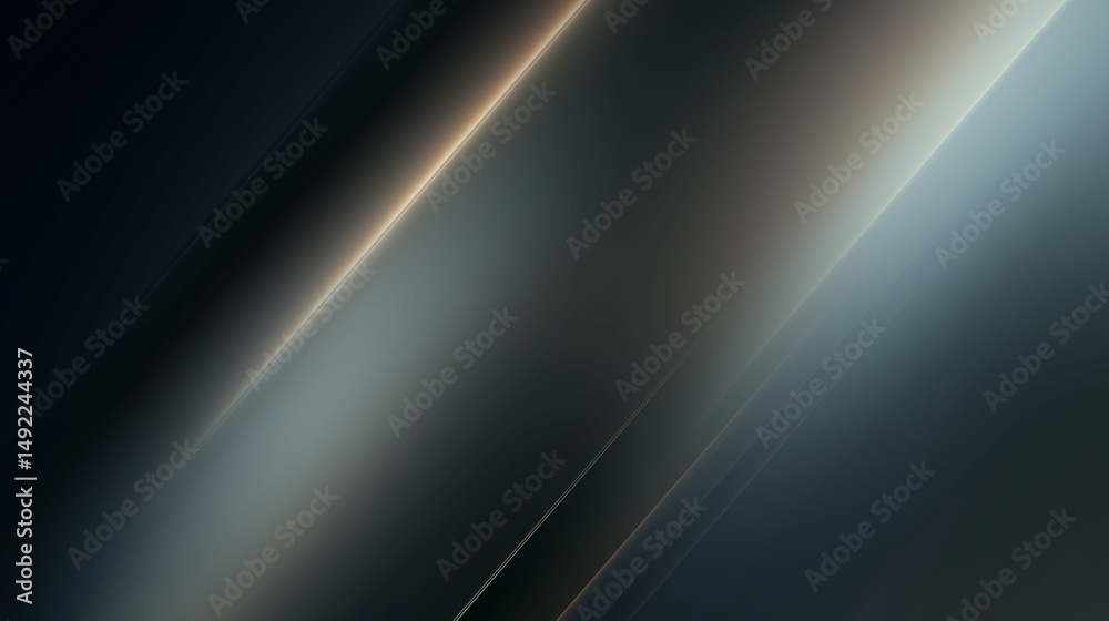 Aufkleber Abstract background with motion blur. Colorful gradient wallpaper for desktop screen. Generative ai