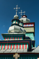 Orthodox church of the Archangel Michael in Swiatkowa Wielka, Poland.