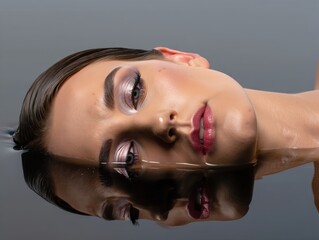 Abstract AI-generated colorful pattern design illustration