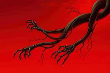 Abstract AI-generated colorful pattern design illustration