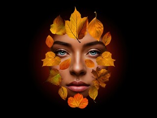 Abstract AI-generated colorful pattern design illustration