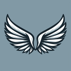 Fototapeta premium wings vector illustration 