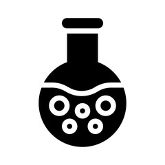 flask glyph icon