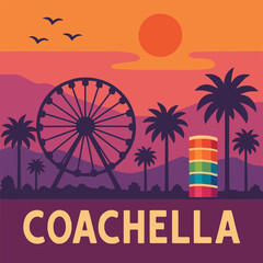 Sunset Over Coachella

