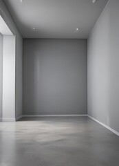 Empty gradient grey room, perfect for showcasing items , scene, artifact