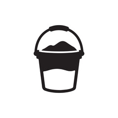 Bucket with Liquid Icon