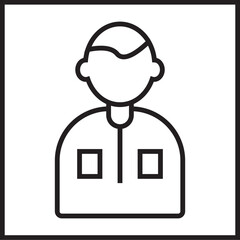 user tie icon design